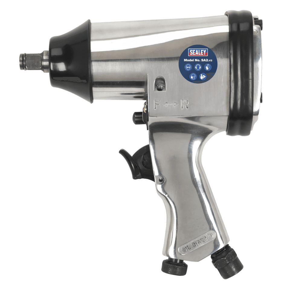 Sealey Air Impact Wrench 1/2"Sq Drive Model No-SA2