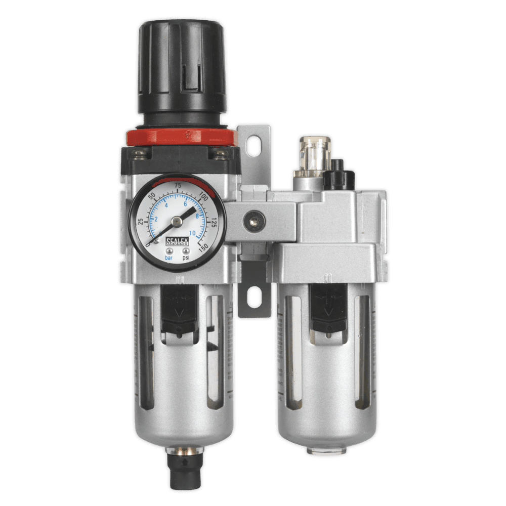 Sealey Air Filter/Regulator/Lubricator Heavy-Duty Model No-SA2001