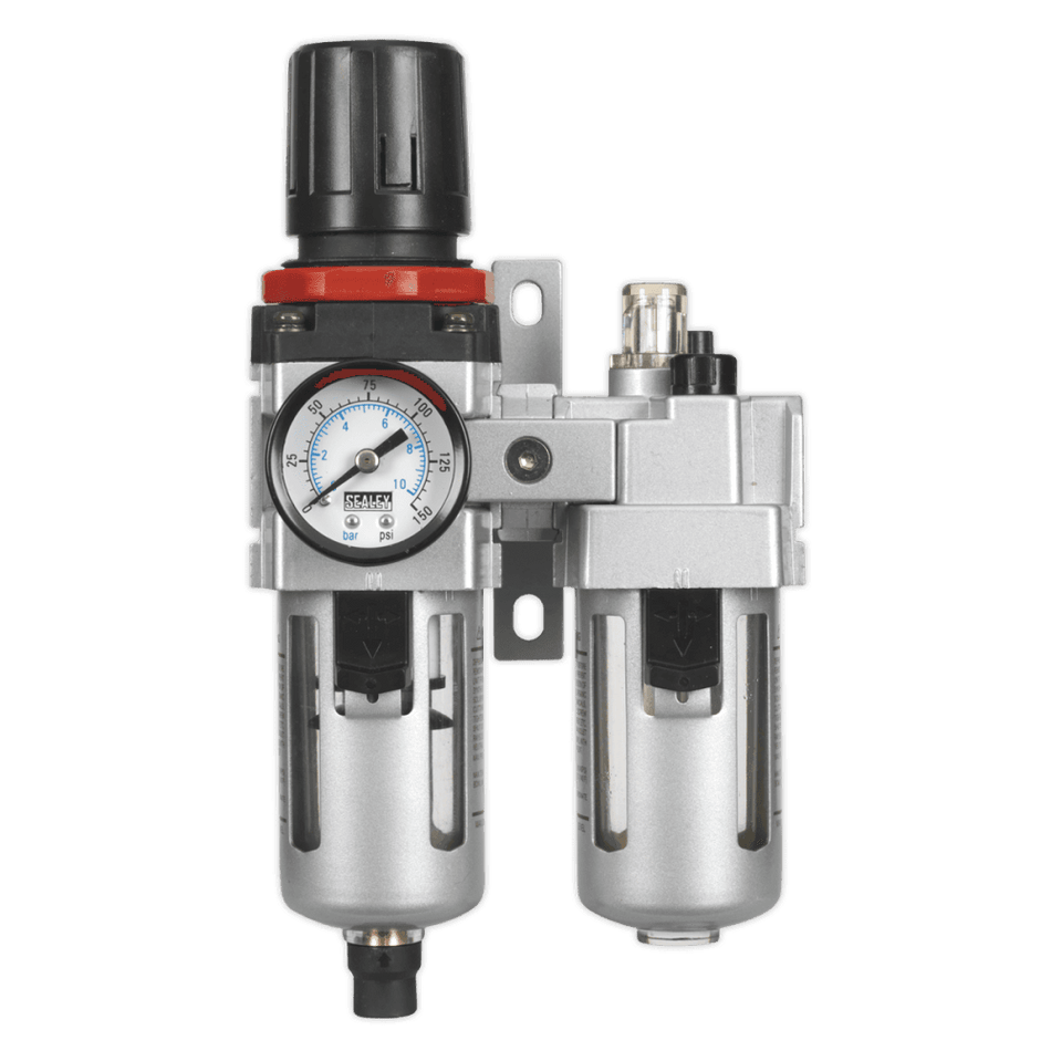 Sealey Air Filter/Regulator/Lubricator Heavy-Duty Model No-SA2001