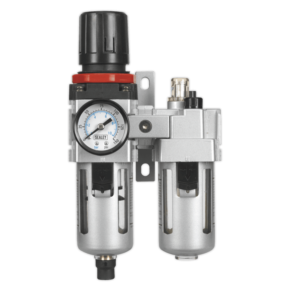 Sealey Air Filter/Regulator/Lubricator Heavy-Duty Model No-SA2001
