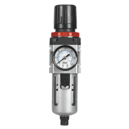 Sealey Air Filter/Regulator with Gauge Heavy-Duty Model No-SA2001/FR