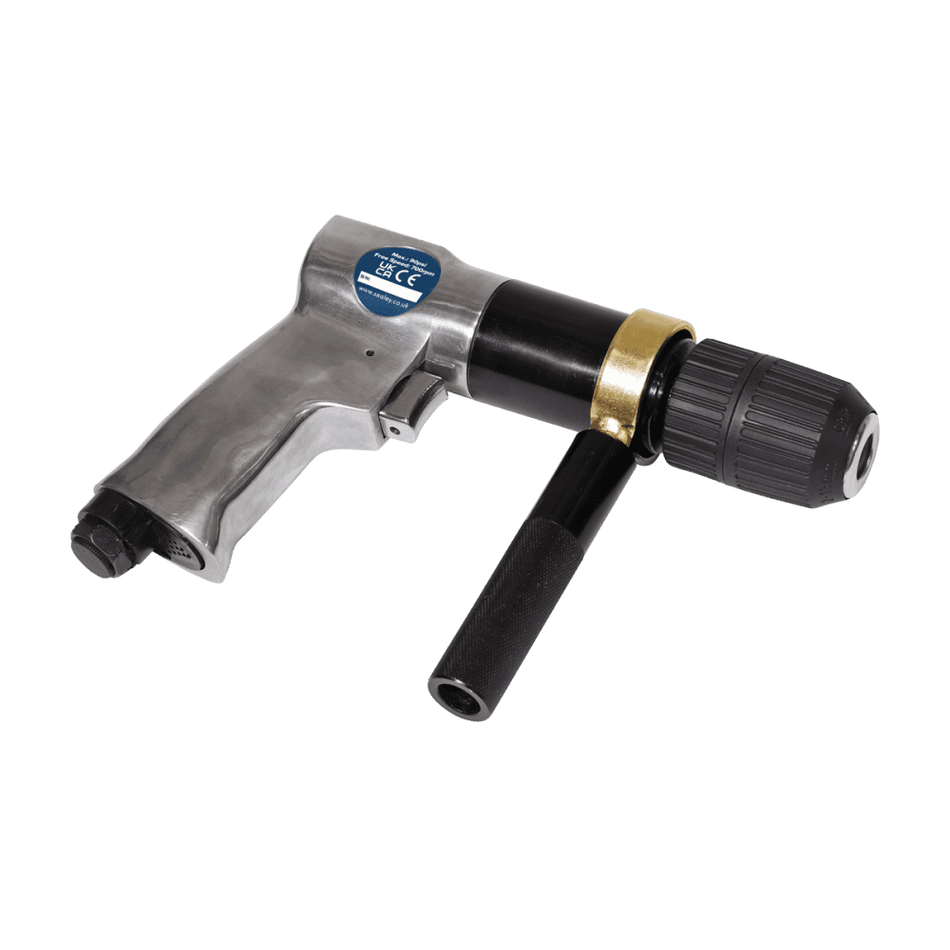 Sealey Air Drill 13mm 700rpm Reversible Keyless Chuck Model No-SA27