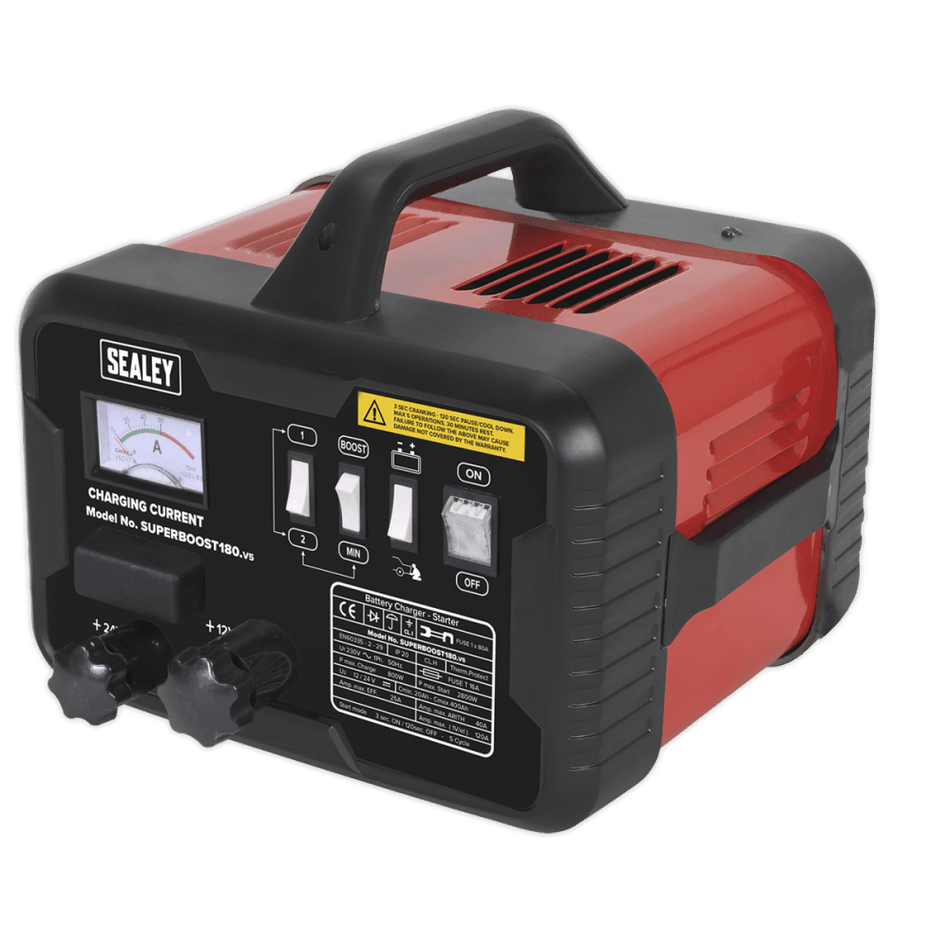 Sealey Starter/Charger 180/40Amp 12/24V 230V Model No-SUPERBOOST180
