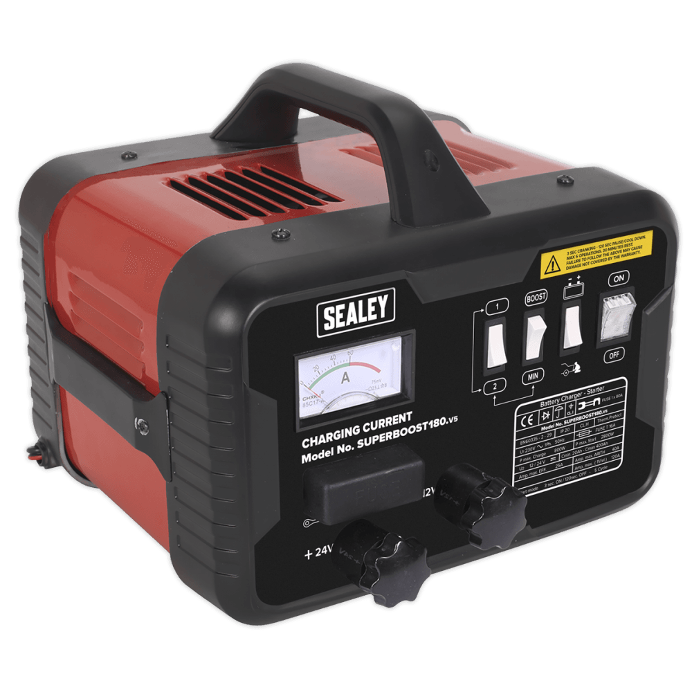Sealey Starter/Charger 180/40Amp 12/24V 230V Model No-SUPERBOOST180