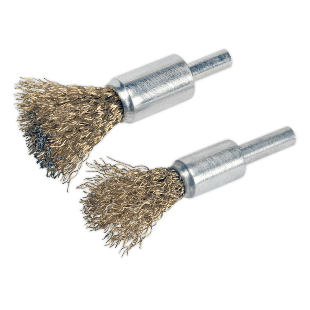 Sealey Decarbonising Brush Set 2pc Model No-VS1801