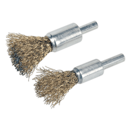 Sealey Decarbonising Brush Set 2pc Model No-VS1801