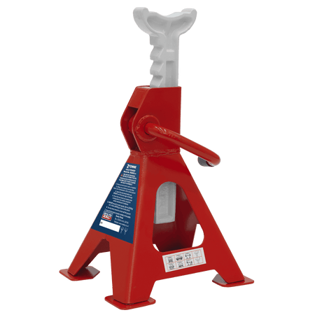 Sealey Axle Stands 2tonne Capacity per Stand 4tonne per Pair Ratchet Type Model No-VS2002