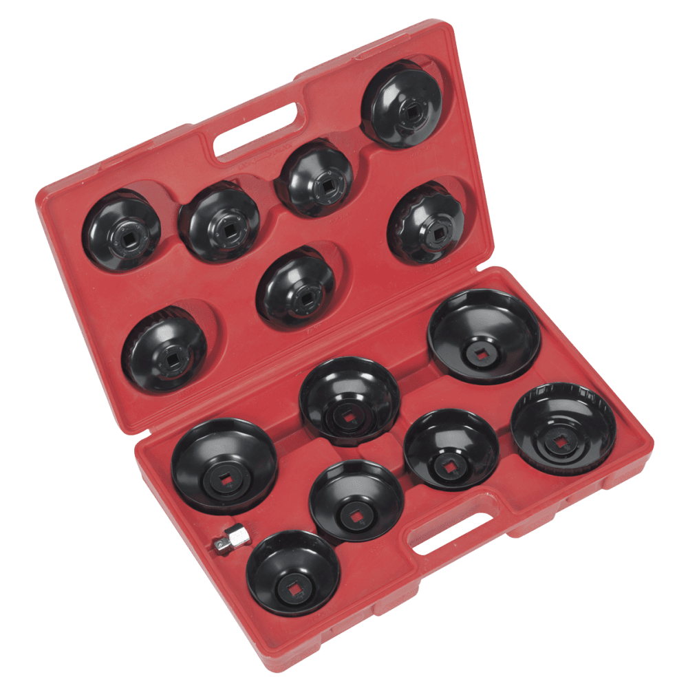 Sealey Oil Filter Cap Wrench Set 15pc Model No-VS7003