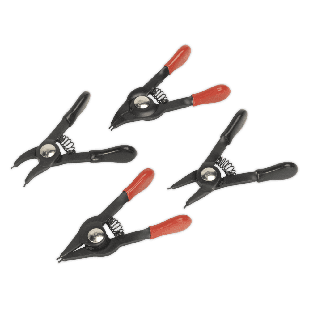 Sealey Mini Circlip Pliers Set 4pc Model No-AK8449
