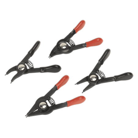 Sealey Mini Circlip Pliers Set 4pc Model No-AK8449