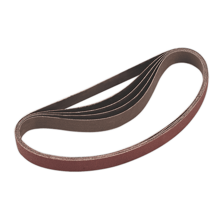 Sealey Sanding Belt 80Grit 20 x 520mm Pack of 5 Model No-SA355/B80G