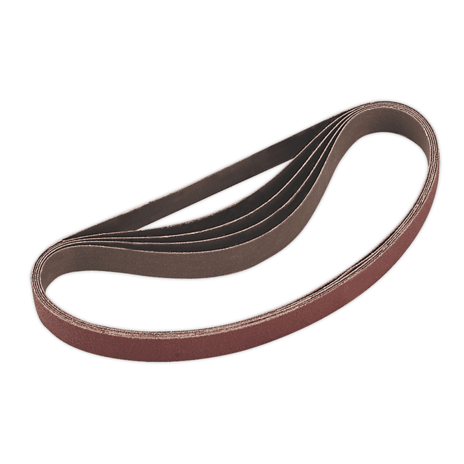 Sealey Sanding Belt 80Grit 20 x 520mm Pack of 5 Model No-SA355/B80G