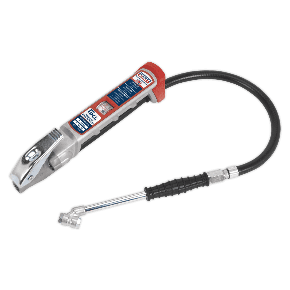 Sealey Professional Tyre Inflator with Twin Push-On Connector Model No-SA37/93