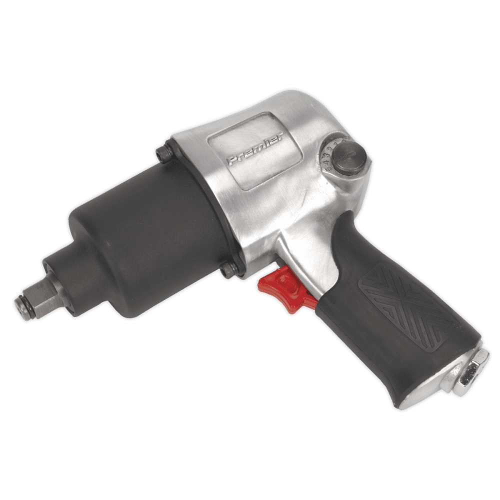 Sealey Air Impact Wrench 1/2"Sq Drive Twin Hammer Model No-SA602