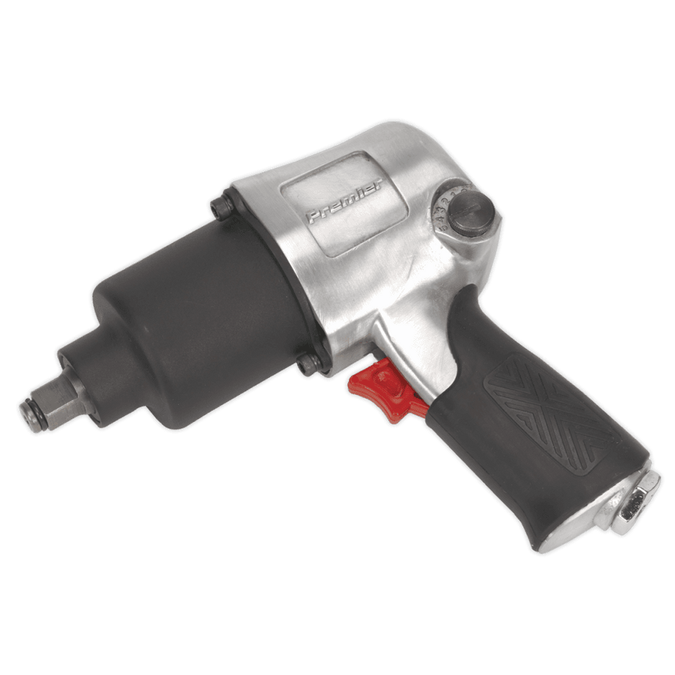 Sealey Air Impact Wrench 1/2"Sq Drive Twin Hammer Model No-SA602