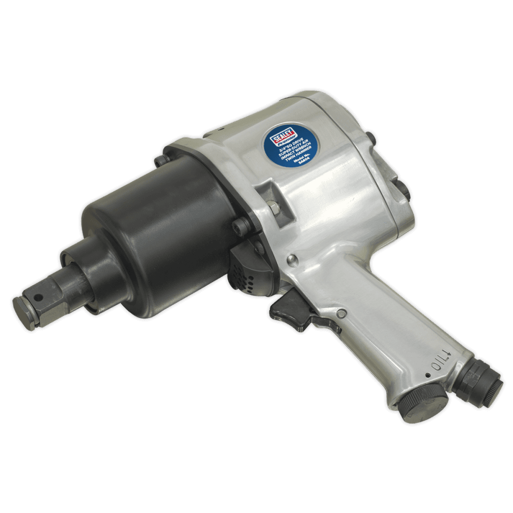 Sealey Air Impact Wrench 3/4"Sq Drive Super-Duty Heavy Twin Hammer Model No-SA604