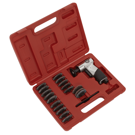 Sealey Air Mini Sander Kit 50mm 35pc Model No-SA720