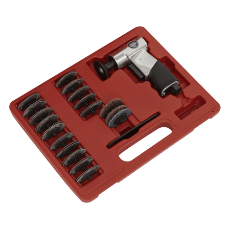 Sealey Air Mini Sander Kit 50mm 35pc Model No-SA720