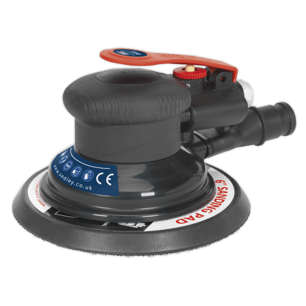 Sealey Air Palm Orbital Sander 150mm Dust-Free Model No-SA801