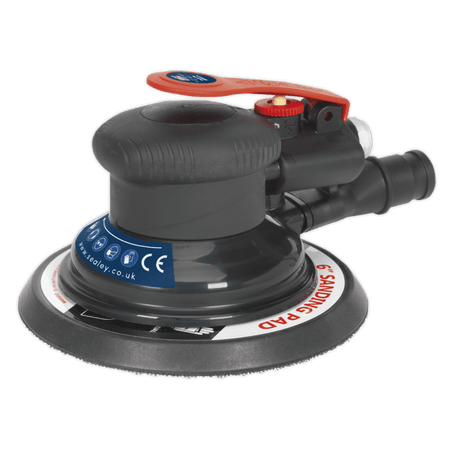 Sealey Air Palm Orbital Sander 150mm Dust-Free Model No-SA801