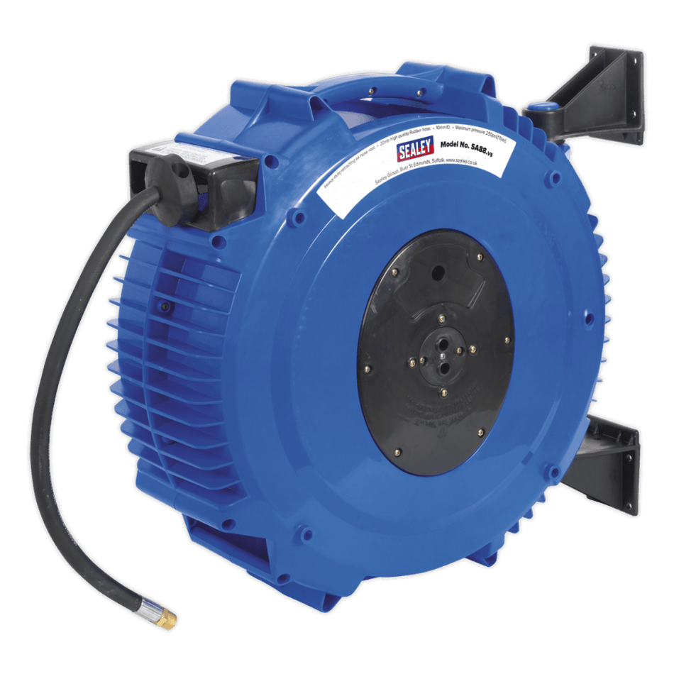 Sealey Retractable Air Hose Reel 20mtr 10mm ID TPR Hose Model No-SA88