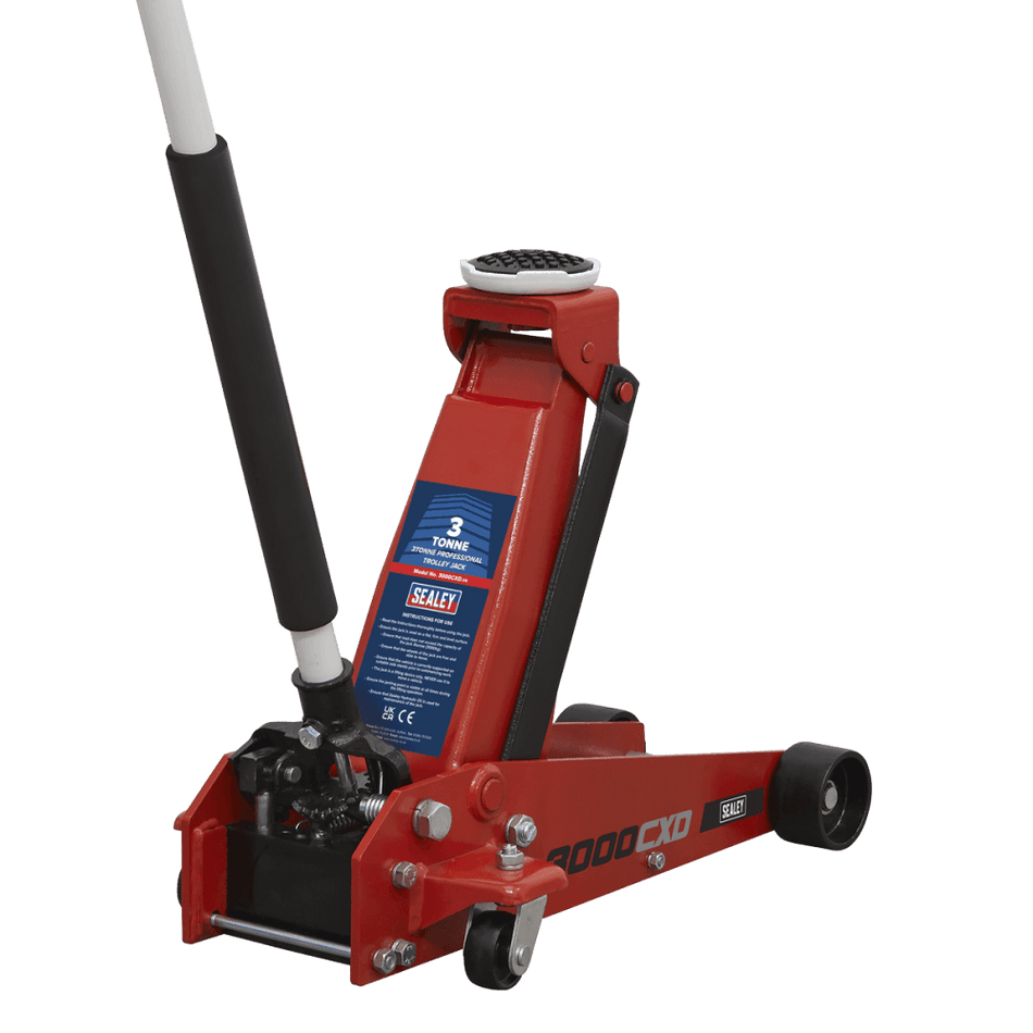 Sealey Trolley Jack 3tonne Standard Chassis Model No-3000CXD