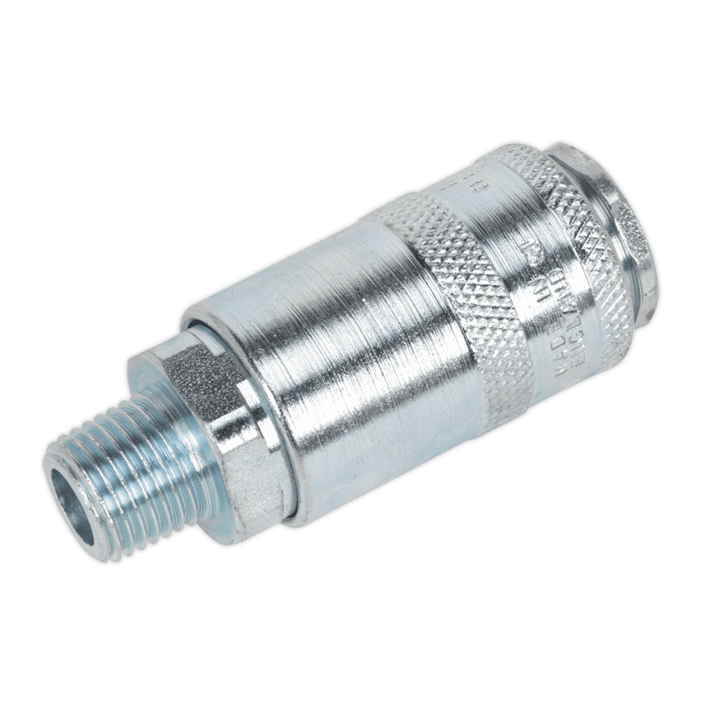 Sealey Coupling Body Male 1/4"BSPT Pack of 50 Model No-AC01BP