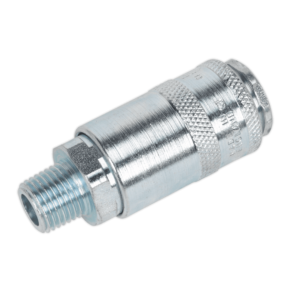 Sealey Coupling Body Male 1/4"BSPT Pack of 50 Model No-AC01BP