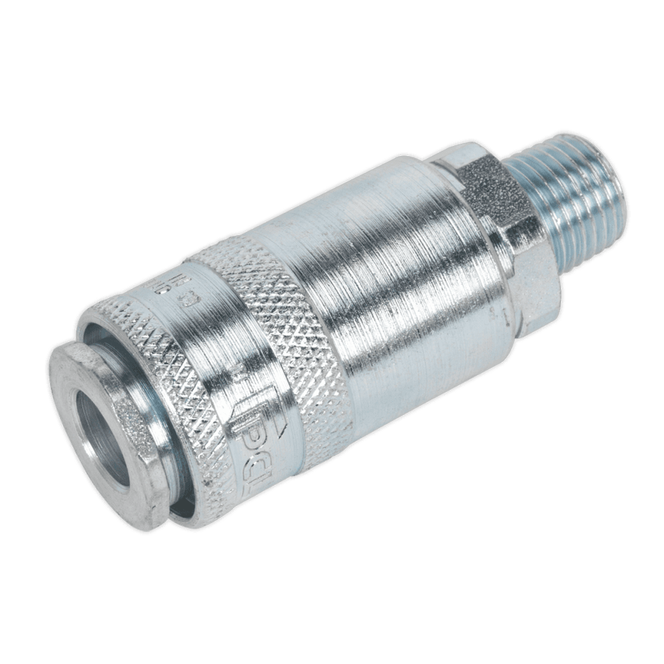 Sealey Coupling Body Male 1/4"BSPT Pack of 50 Model No-AC01BP