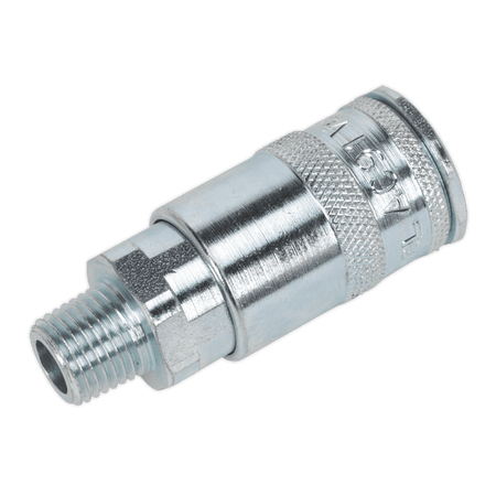 Sealey Coupling Body Male 1/4"BSPT Pack of 50 Model No-AC16BP