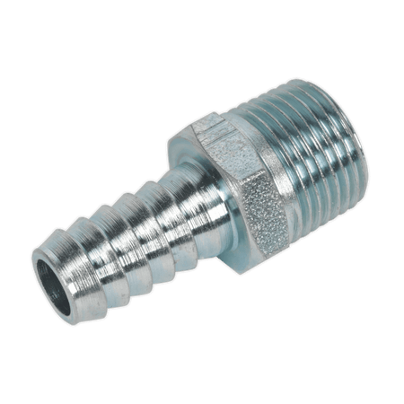 Sealey Screwed Tailpiece Male 3/8"BSPT - 3/8" Hose Pack of 5 Model No-AC41