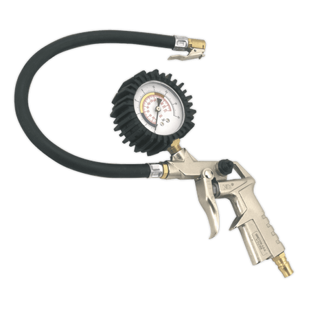 Sealey Tyre Inflator with Clip-On Connector Model No-SA924