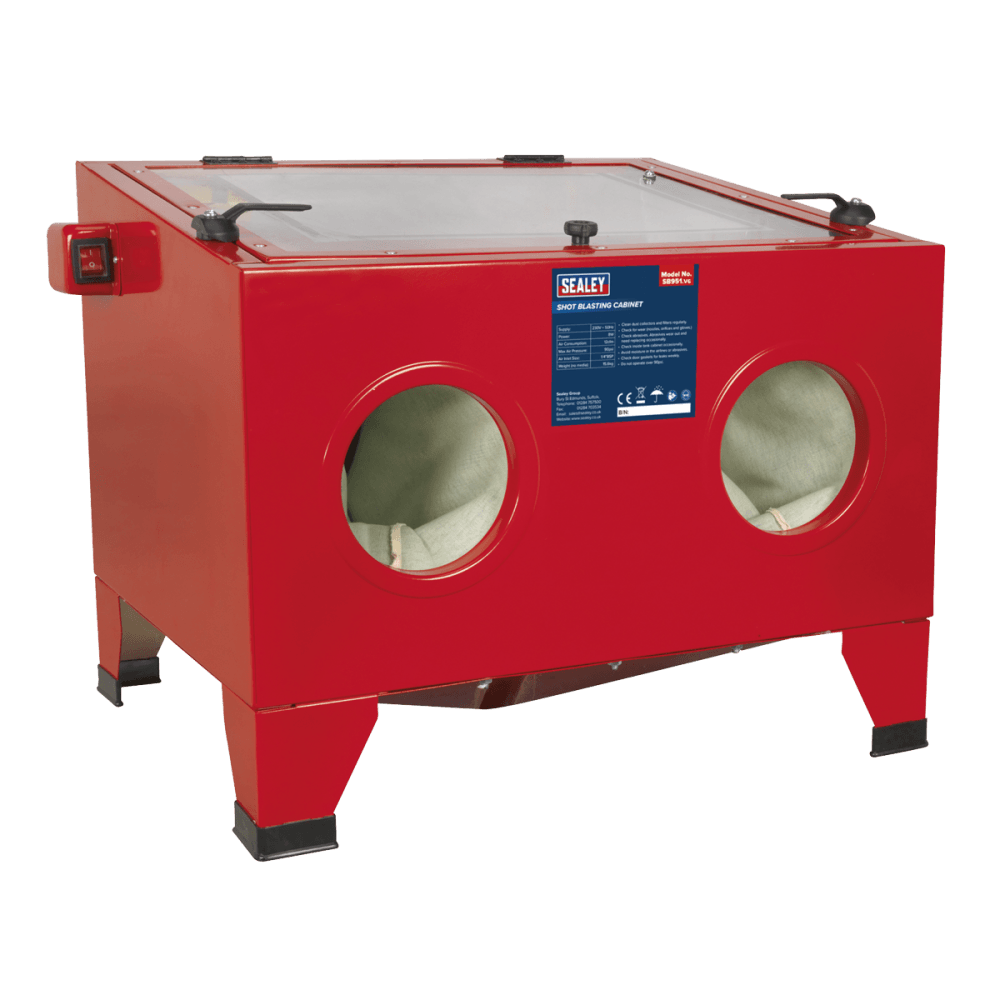 Sealey Shot Blast Cabinet with Gun 640 x 490 x 490mm Model No-SB951