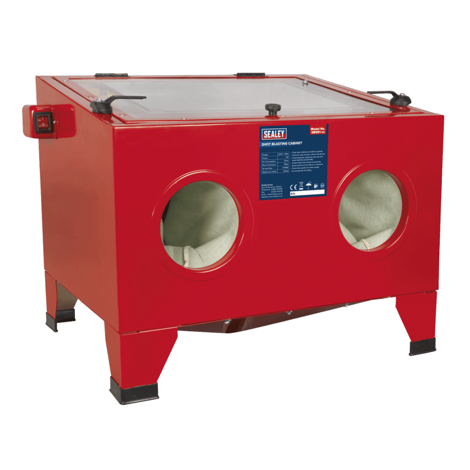 Sealey Shot Blast Cabinet with Gun 640 x 490 x 490mm Model No-SB951