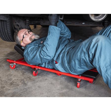 Sealey Creeper Steel with 6 Wheels & Adjustable Headrest Deluxe American Style Model No-SCR74