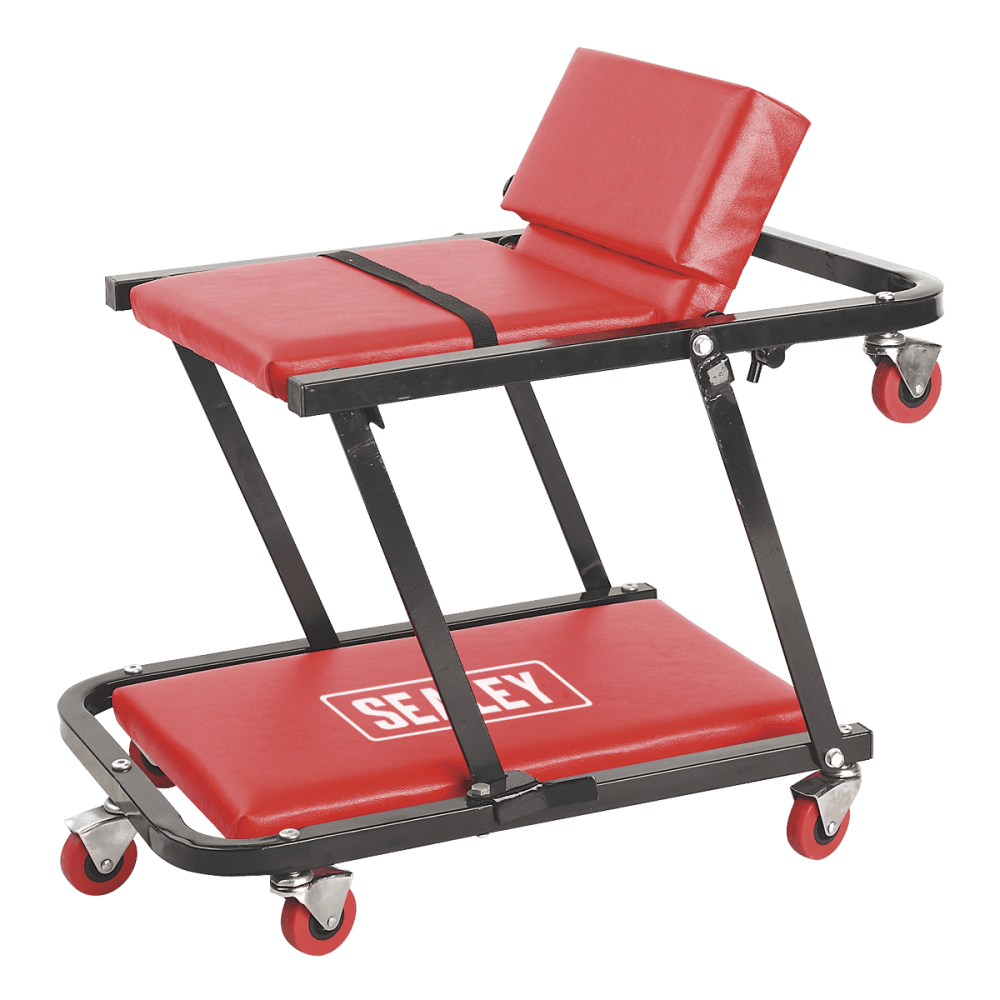Sealey Creeper/Seat Steel with 7 Wheels & Adjustable Head Rest Model No-SCR79