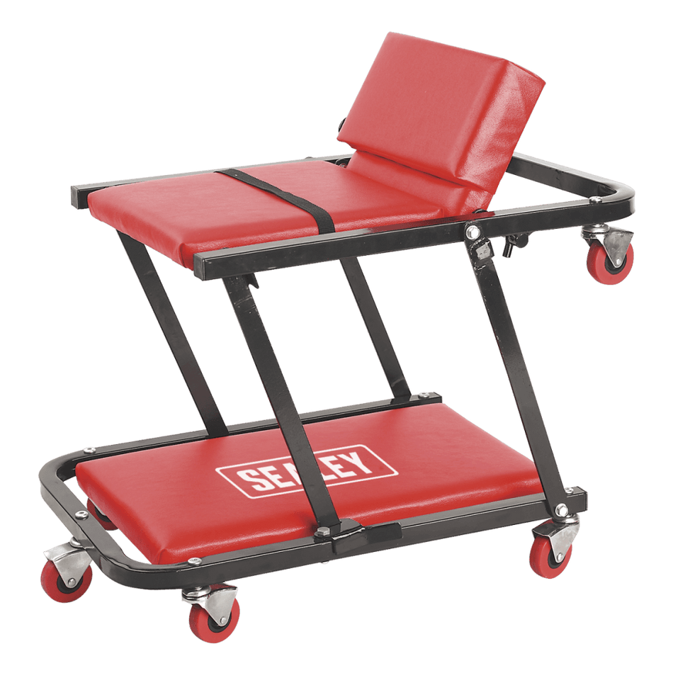Sealey Creeper/Seat Steel with 7 Wheels & Adjustable Head Rest Model No-SCR79