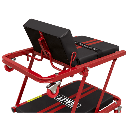 Sealey Creeper/Seat Steel with 7 Wheels & Adjustable Head Rest Model No-SCR79