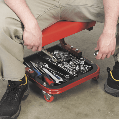 Sealey Mechanic's Utility Seat Deluxe Model No-SCR9