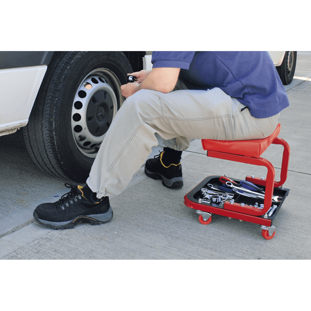 Sealey Mechanic's Utility Seat Deluxe Model No-SCR9