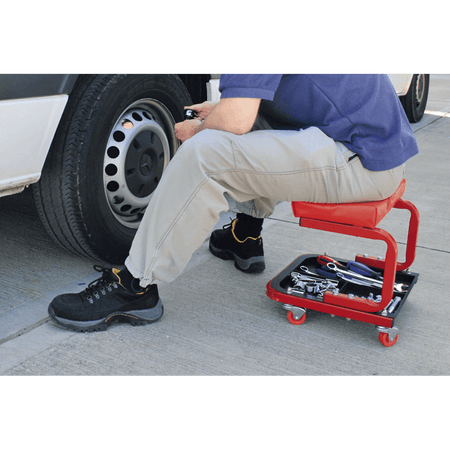 Sealey Mechanic's Utility Seat Deluxe Model No-SCR9