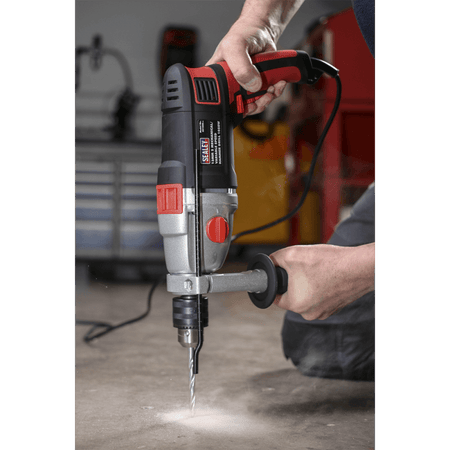 Sealey Hammer Drill 13mm 2 Mechanical/Variable Speed 1050W/230V Model No-SD1000
