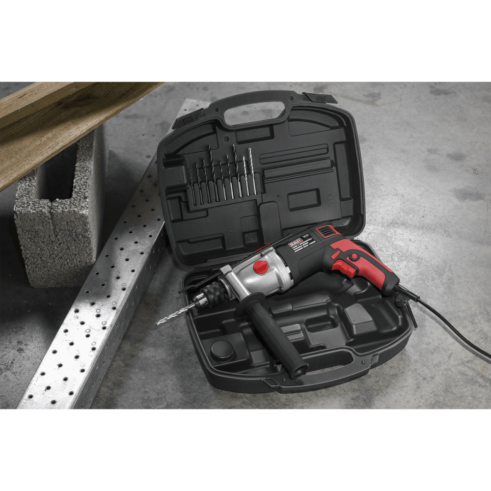 Sealey Hammer Drill 13mm 2 Mechanical/Variable Speed 1050W/230V Model No-SD1000