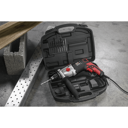 Sealey Hammer Drill 13mm 2 Mechanical/Variable Speed 1050W/230V Model No-SD1000