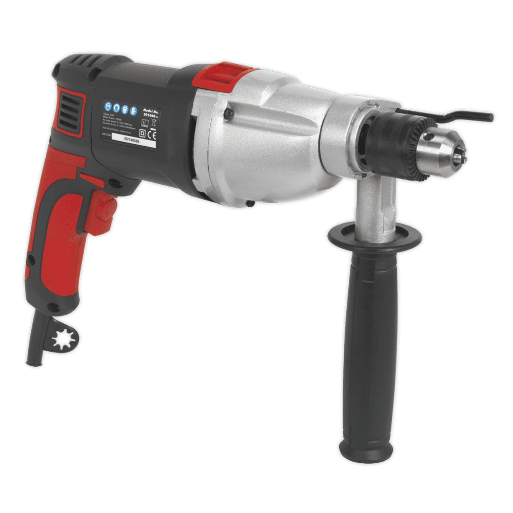 Sealey Hammer Drill 13mm 2 Mechanical/Variable Speed 1050W/230V Model No-SD1000