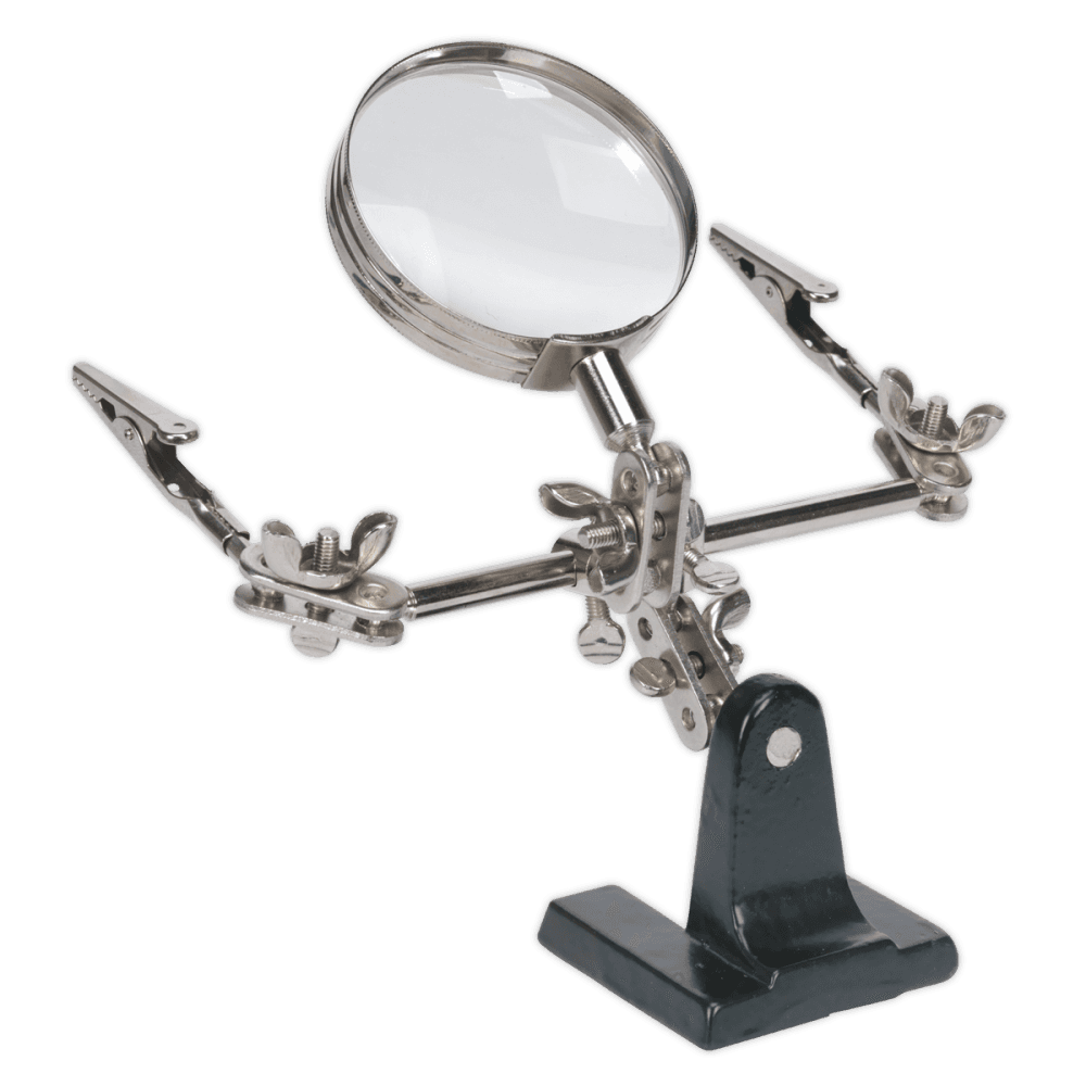 Sealey Mini Robot Soldering Stand with Magnifier Model No-SD150