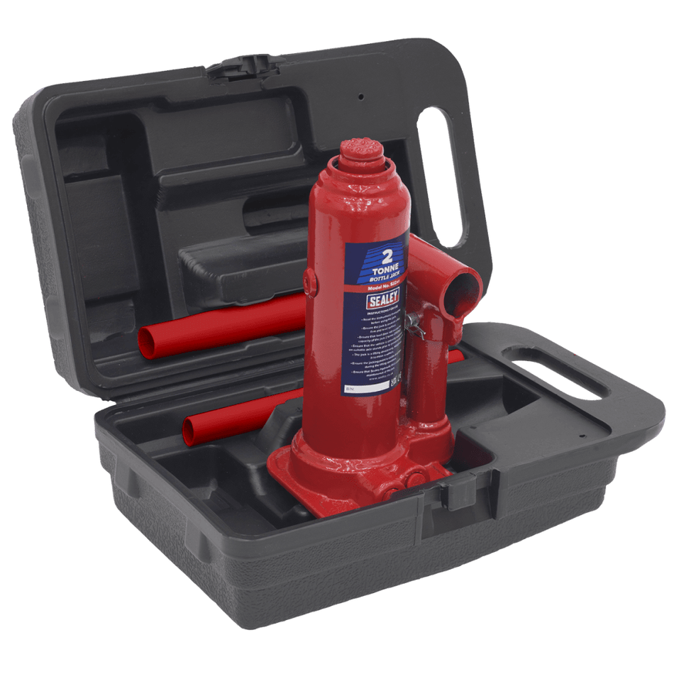 Sealey Bottle Jack 2tonne with Carry-Case Model No-SJ2BMC