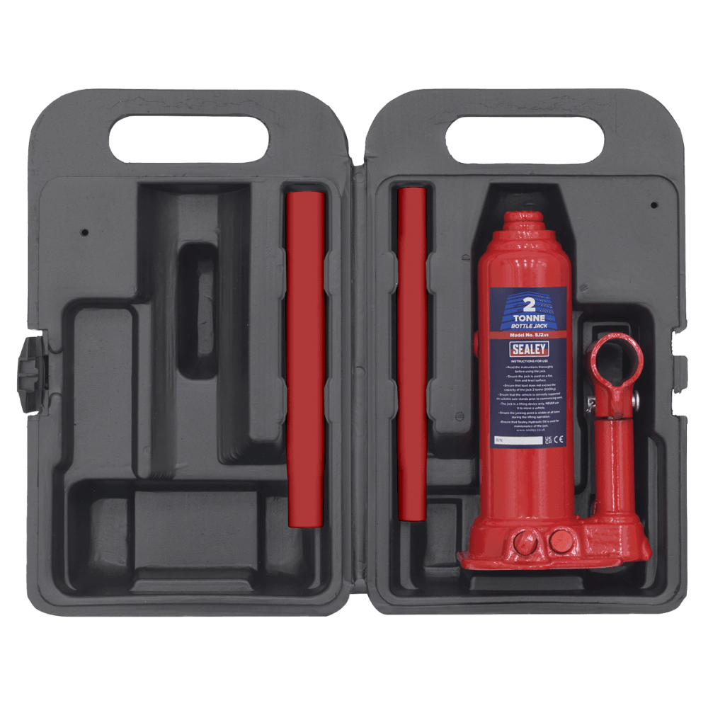 Sealey Bottle Jack 2tonne with Carry-Case Model No-SJ2BMC