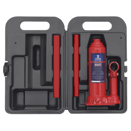 Sealey Bottle Jack 2tonne with Carry-Case Model No-SJ2BMC