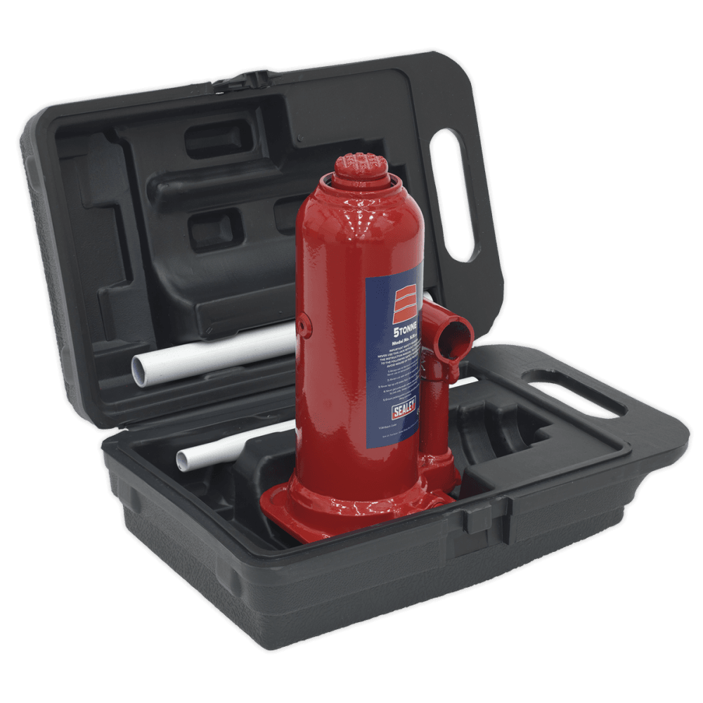 Sealey Bottle Jack 5tonne with Carry-Case Model No-SJ5BMC